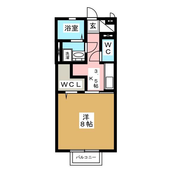 リベルテ末広の間取り