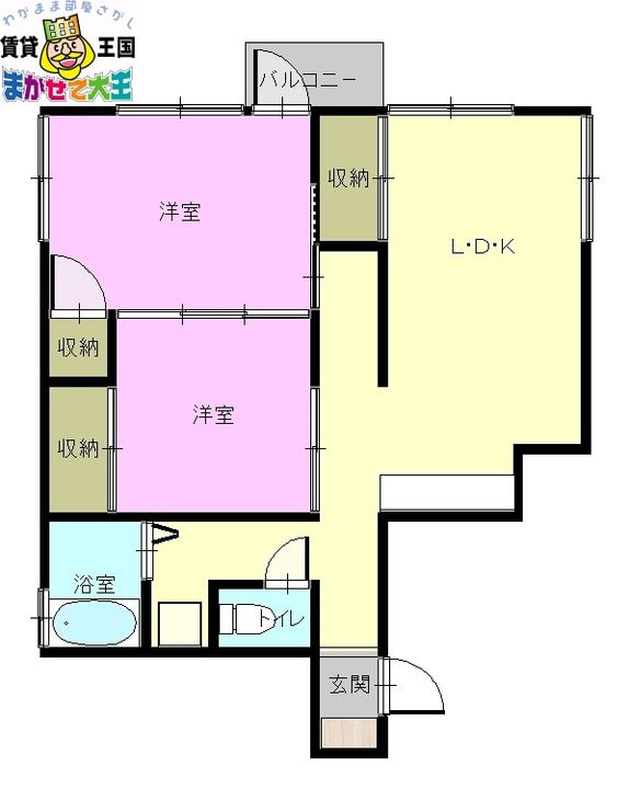 神戸海産物長崎ビルの間取り