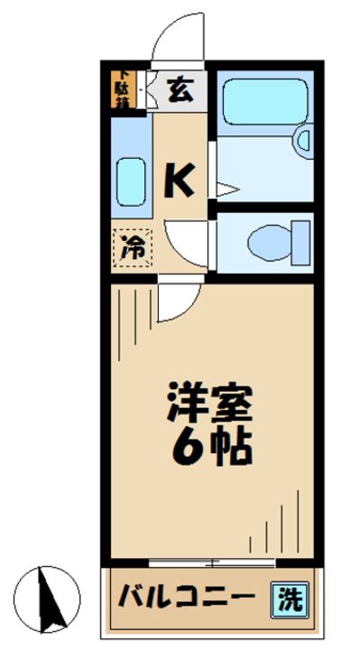 アメニティ南陽台の間取り
