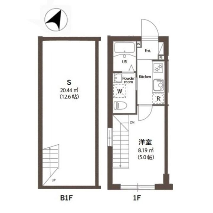 東京都目黒区下目黒2(マンション)の賃貸物件の間取り