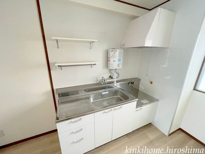 広島県広島市西区三篠町3(マンション)の賃貸物件のキッチン