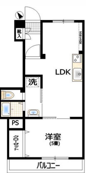 東京都中央区日本橋浜町1(マンション)の賃貸物件の間取り