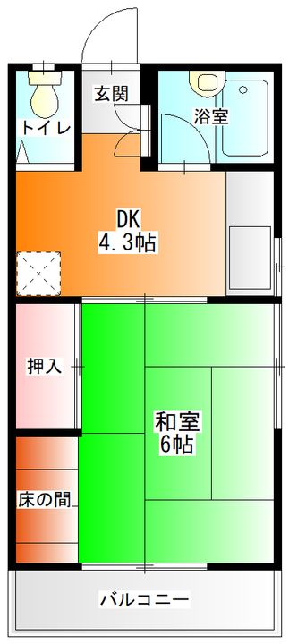 サンワIIIの間取り