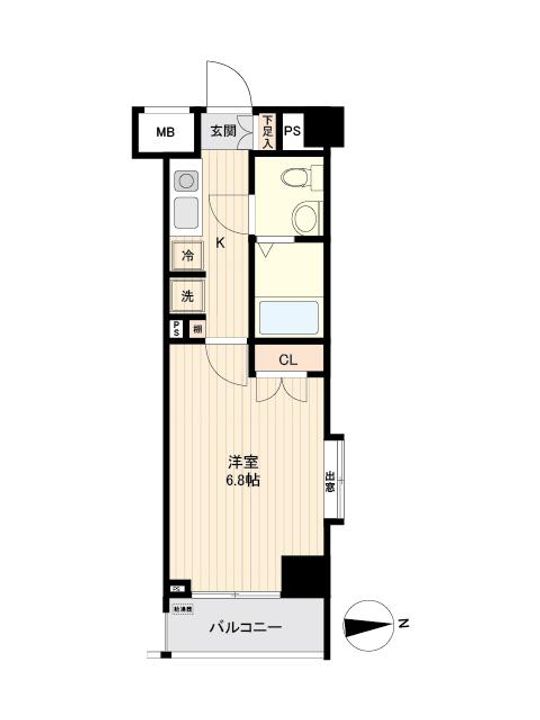 東京都練馬区東大泉2(マンション)の賃貸物件の間取り