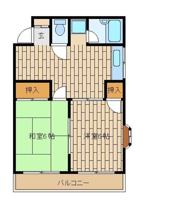 東京都江戸川区中葛西3(マンション)の賃貸物件の間取り