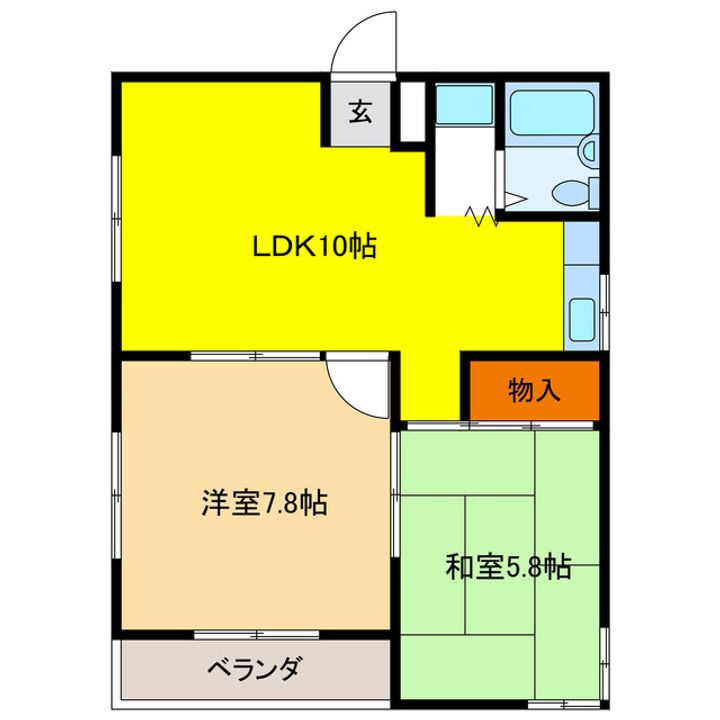 フォレストハイツの間取り