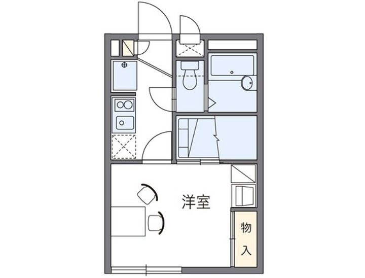 レオパレス千寿の間取り