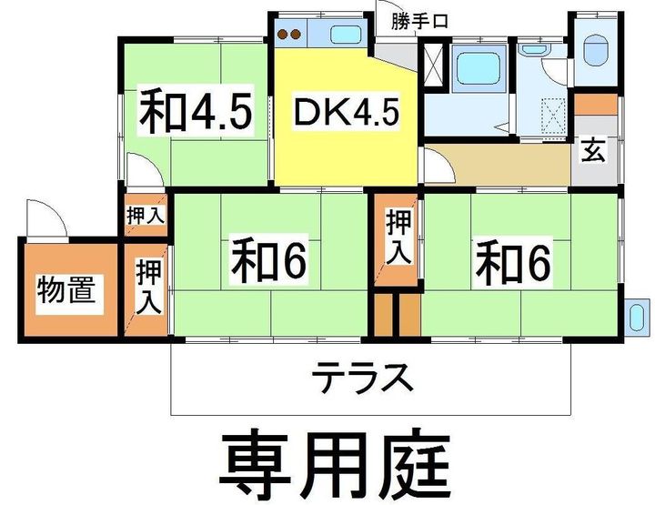 静岡県駿東郡清水町畑中(一戸建)の賃貸物件の間取り