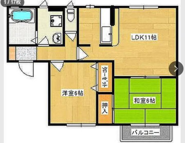 ボヌールFの間取り