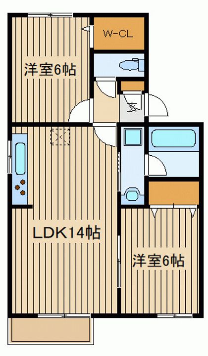 東京都練馬区桜台5(アパート)の賃貸物件の間取り