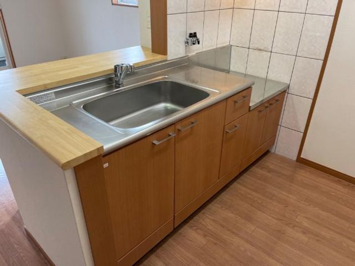 兵庫県加古川市尾上町口里(アパート)の賃貸物件のキッチン