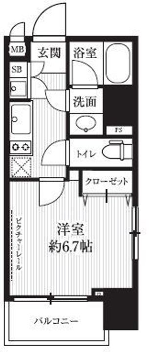 HF北四番丁レジデンスの間取り