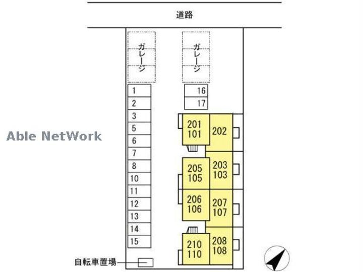 愛知県豊川市新道町2(アパート)の賃貸物件の地図