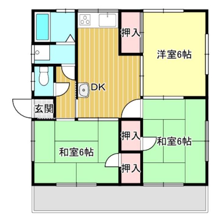 群馬県前橋市青柳町(一戸建)の賃貸物件の間取り