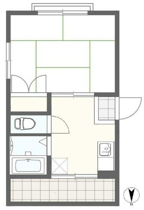 東京都北区西ケ原1(マンション)の賃貸物件の間取り