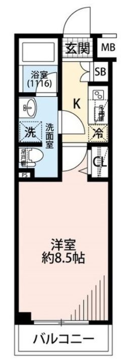 東京都江東区東雲2(マンション)の賃貸物件の間取り