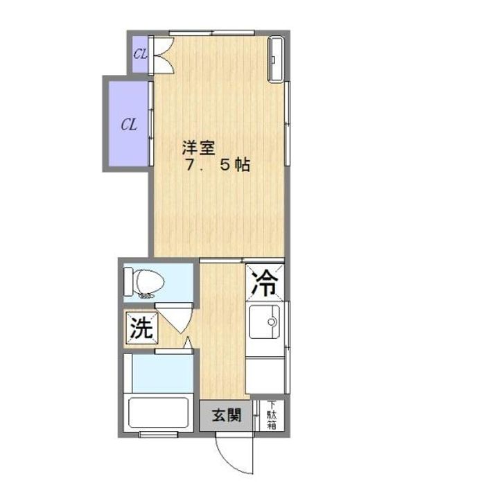 ISOT羽田の間取り