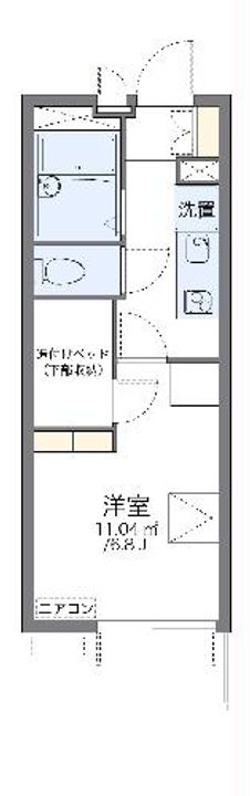 レオパレスヴィクトリアの間取り