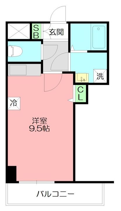 神奈川県秦野市鶴巻北2(マンション)の賃貸物件の間取り