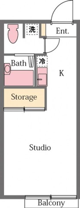 埼玉県東松山市本町2(アパート)の賃貸物件の間取り