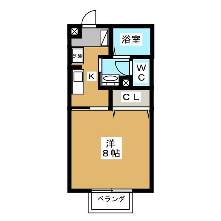 パインブリッジ稲里 C棟の間取り