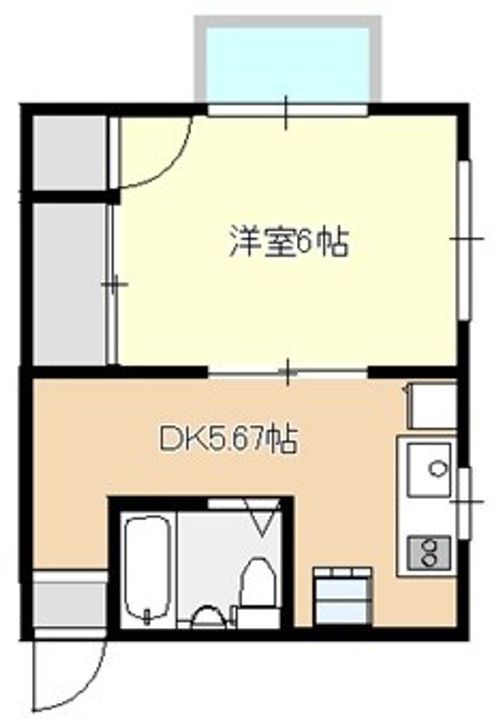 巴ハイツの間取り