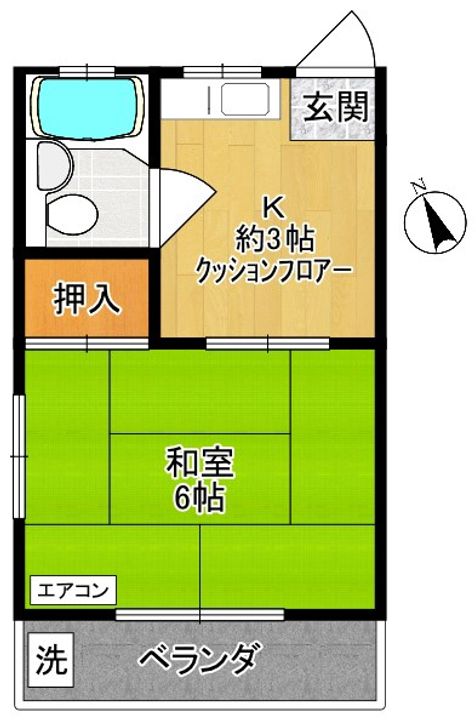 グリーンハイムの間取り