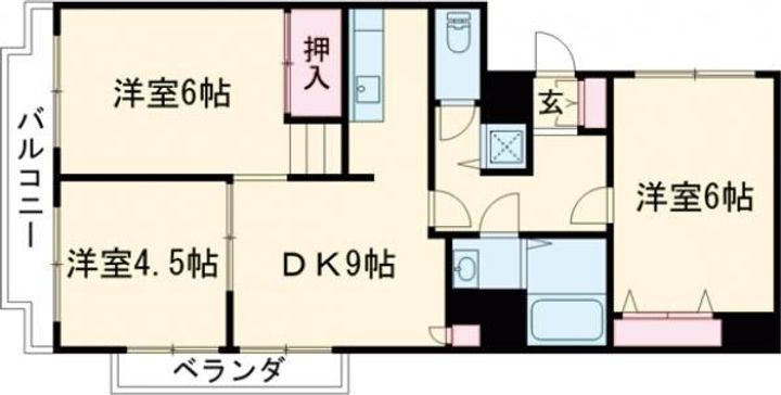 メゾンエスユーの間取り
