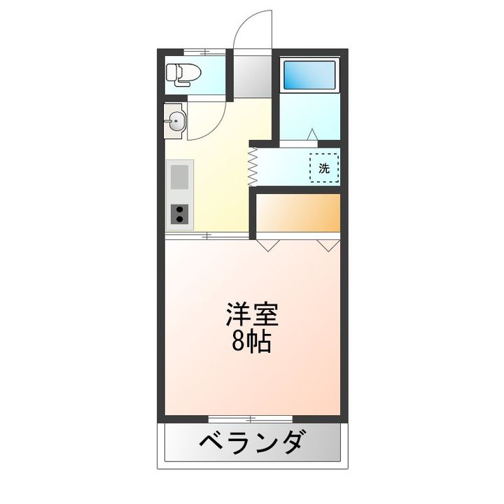 イイジマ壱番館の間取り