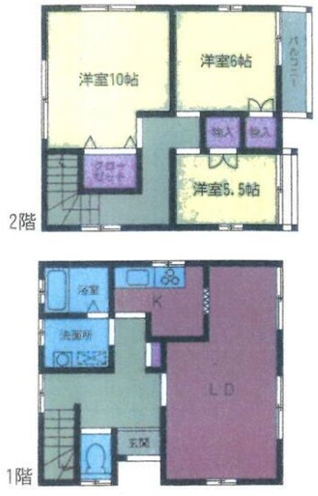 神奈川県藤沢市鵠沼松が岡4(一戸建)の賃貸物件の間取り