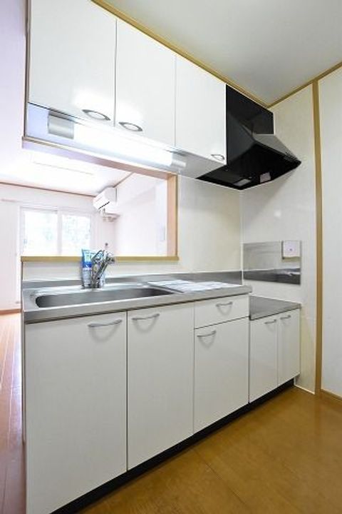 栃木県那須塩原市関谷(アパート)の賃貸物件のキッチン