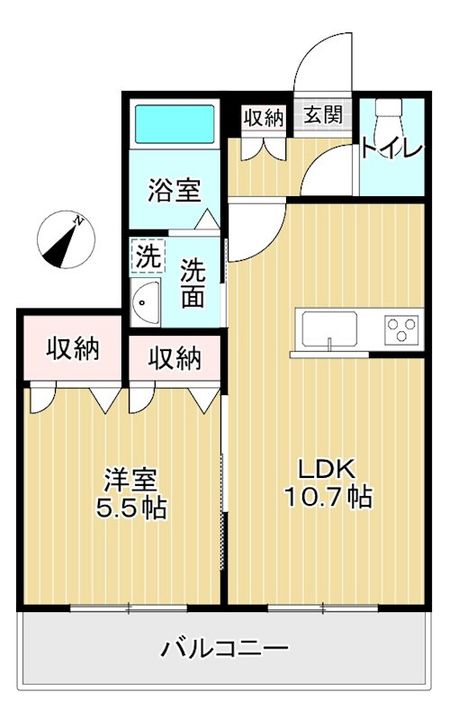 クレイヴン・コテージの間取り