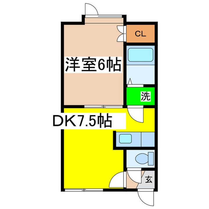 シティハウス99の間取り