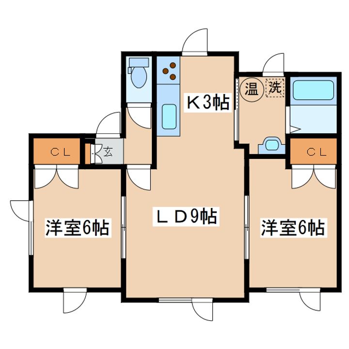 すずらん1号の間取り