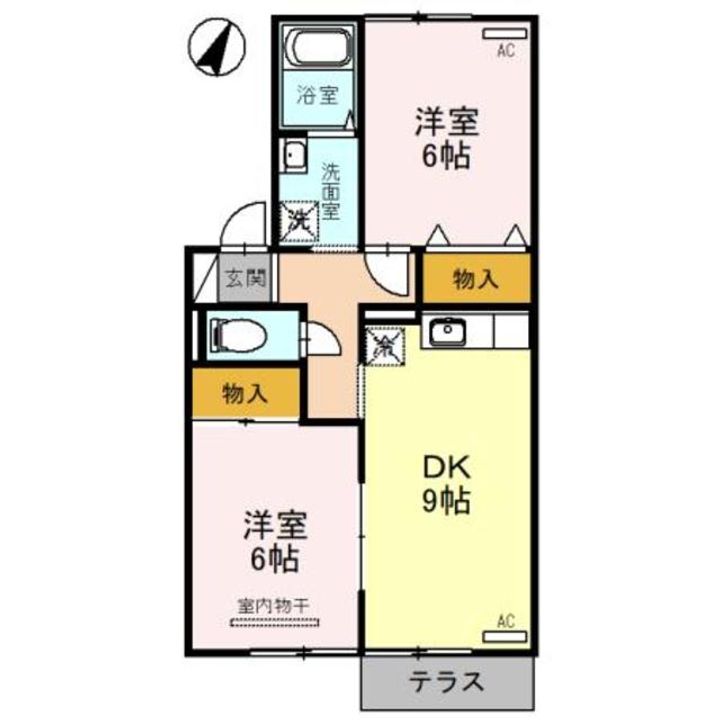 サニーグリーン北喜の間取り