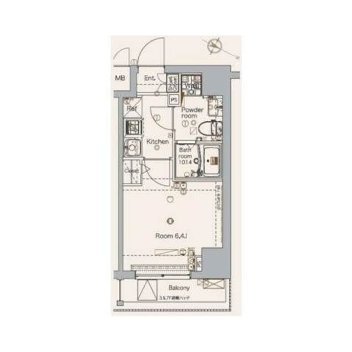 メイクスデザイン板橋本町の間取り