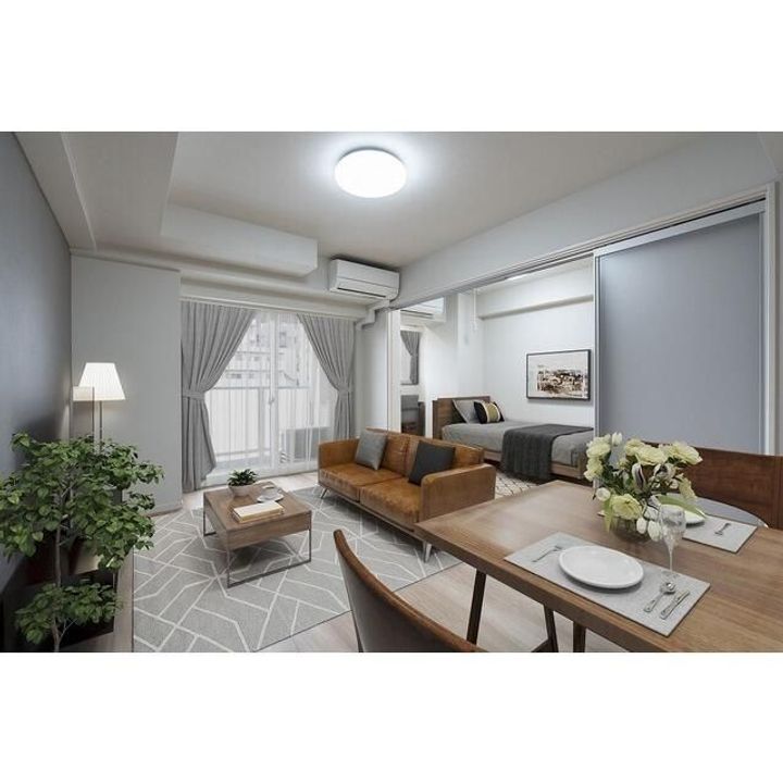 東京都板橋区熊野町(マンション)の賃貸物件の居間