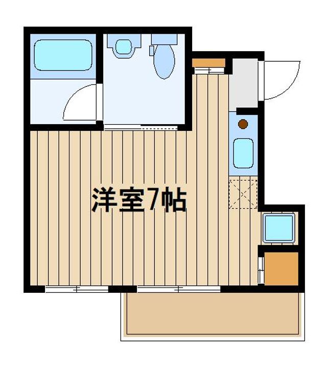 東京都練馬区東大泉7(アパート)の賃貸物件の間取り