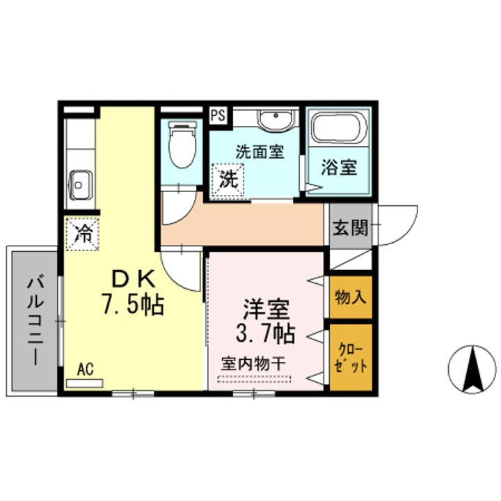 カルミアの間取り