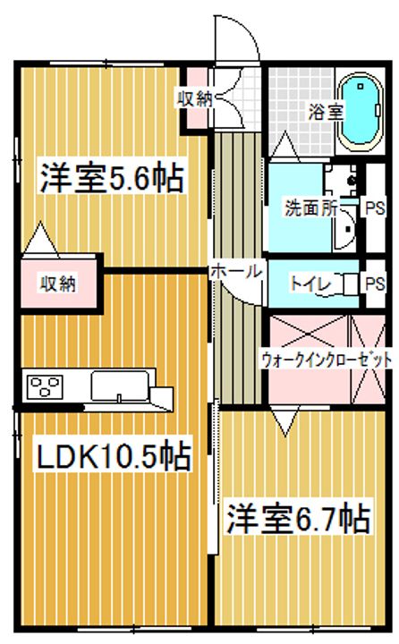 オリーブたけくまの間取り