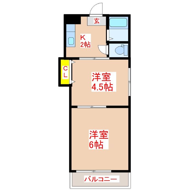 モリナマンションの間取り