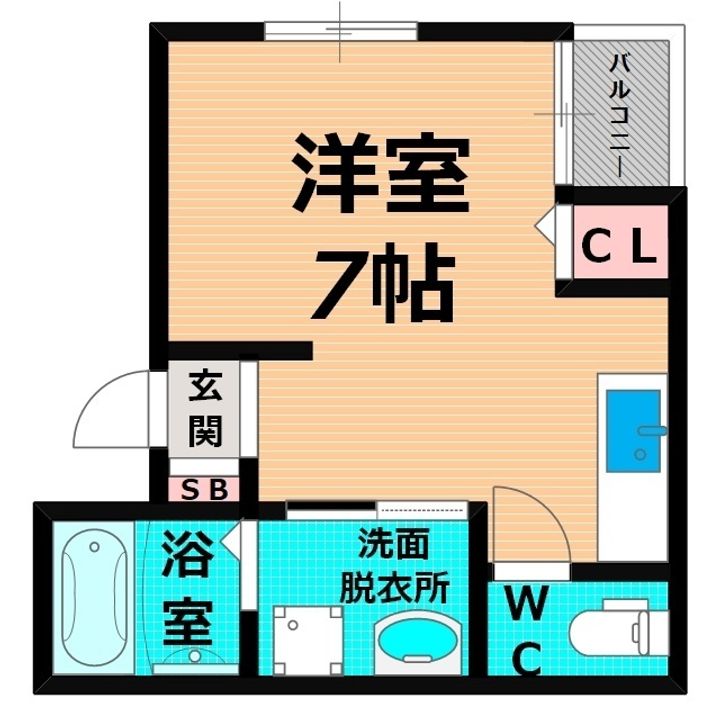 コーポ今福の間取り