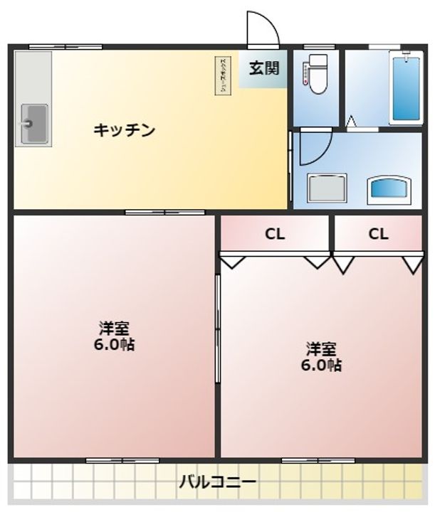 モルチェOOMIYAの間取り