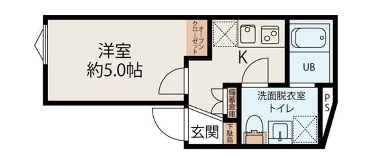アズール世田谷の間取り