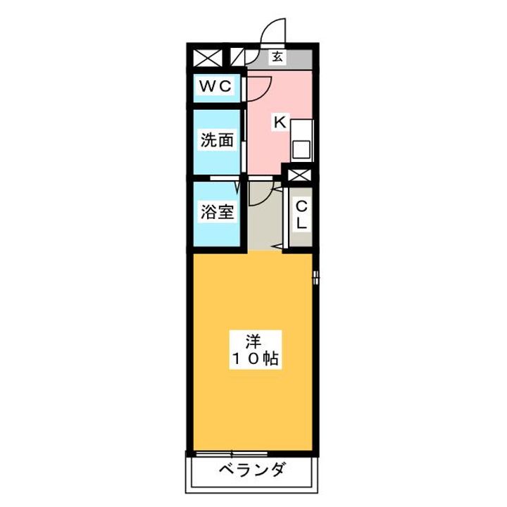ボヌール飛高の間取り