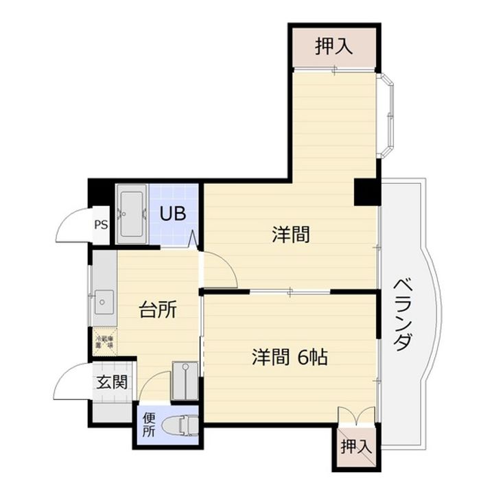 メゾンKUMADAの間取り