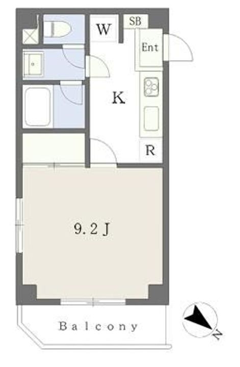 東京都世田谷区鎌田3(マンション)の賃貸物件の間取り