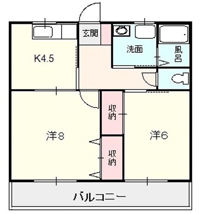 パルメゾンの間取り