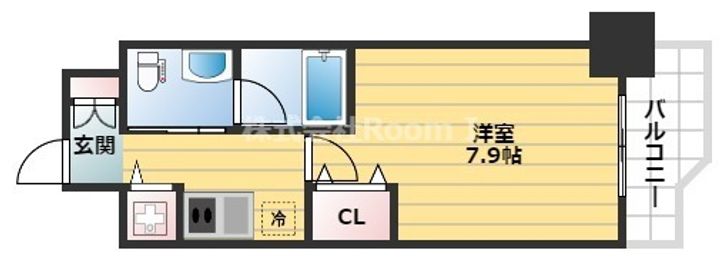 アーデン堺筋本町の間取り