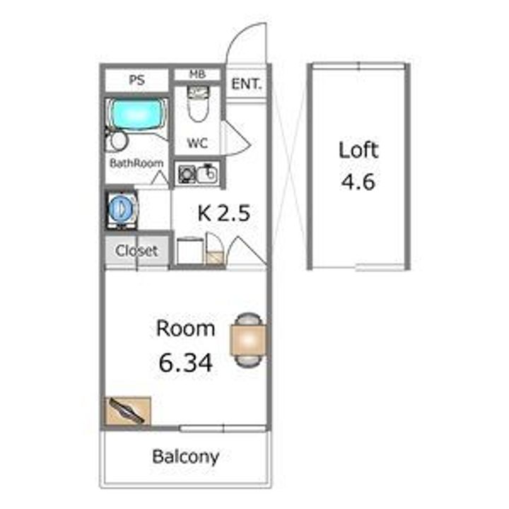 Sophia Twin Leaf(ソフィアツインリーフ)の間取り